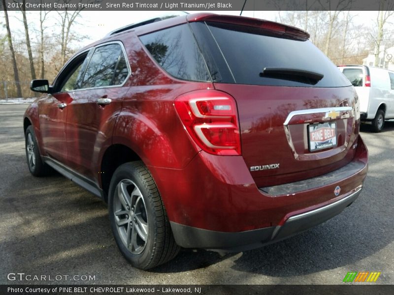 Siren Red Tintcoat / Light Titanium/Jet Black 2017 Chevrolet Equinox Premier