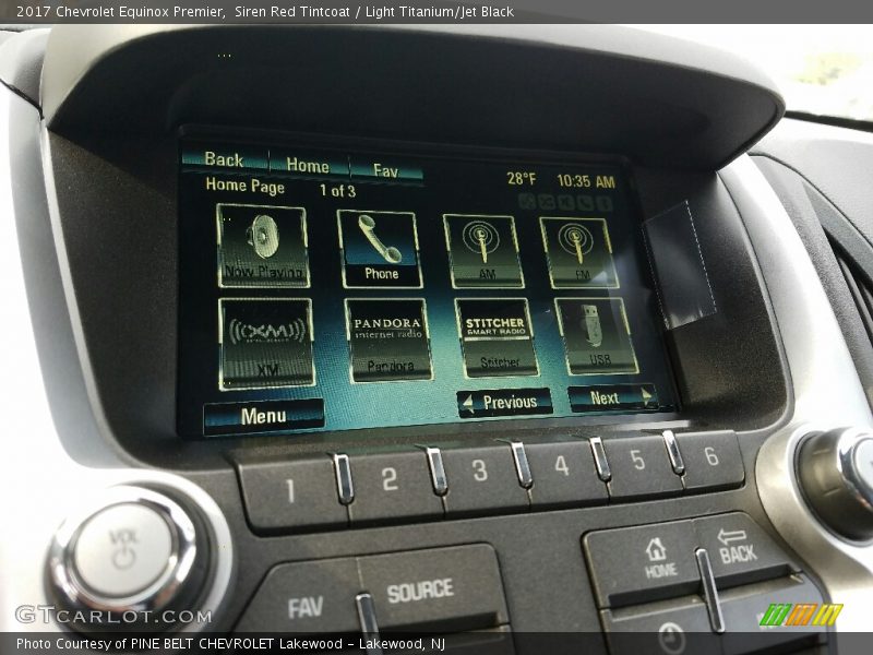 Siren Red Tintcoat / Light Titanium/Jet Black 2017 Chevrolet Equinox Premier