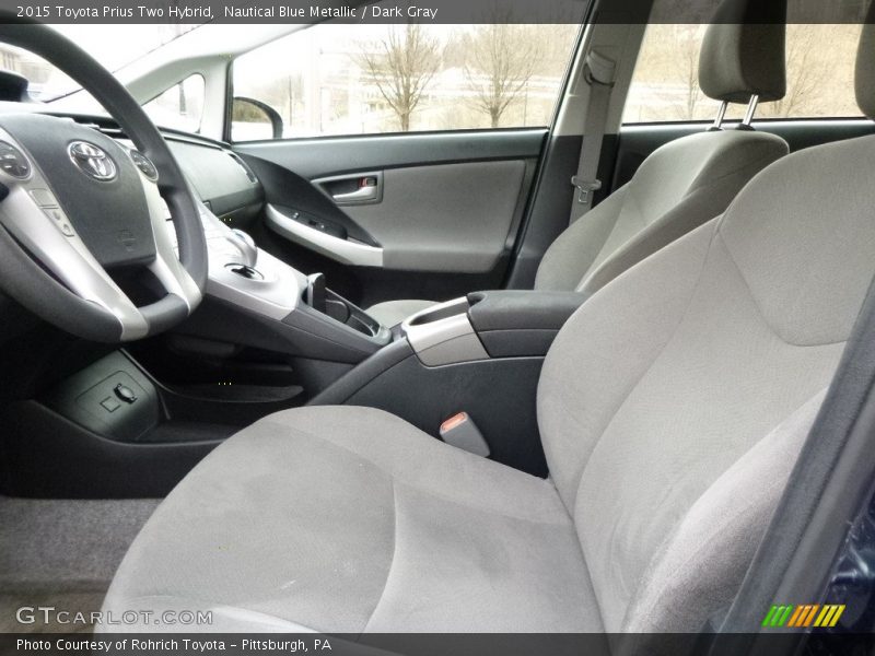 Nautical Blue Metallic / Dark Gray 2015 Toyota Prius Two Hybrid