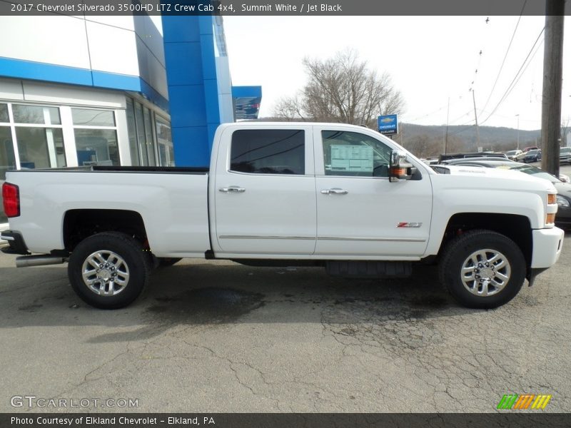 Summit White / Jet Black 2017 Chevrolet Silverado 3500HD LTZ Crew Cab 4x4