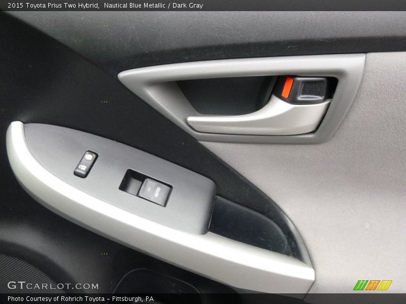 Nautical Blue Metallic / Dark Gray 2015 Toyota Prius Two Hybrid