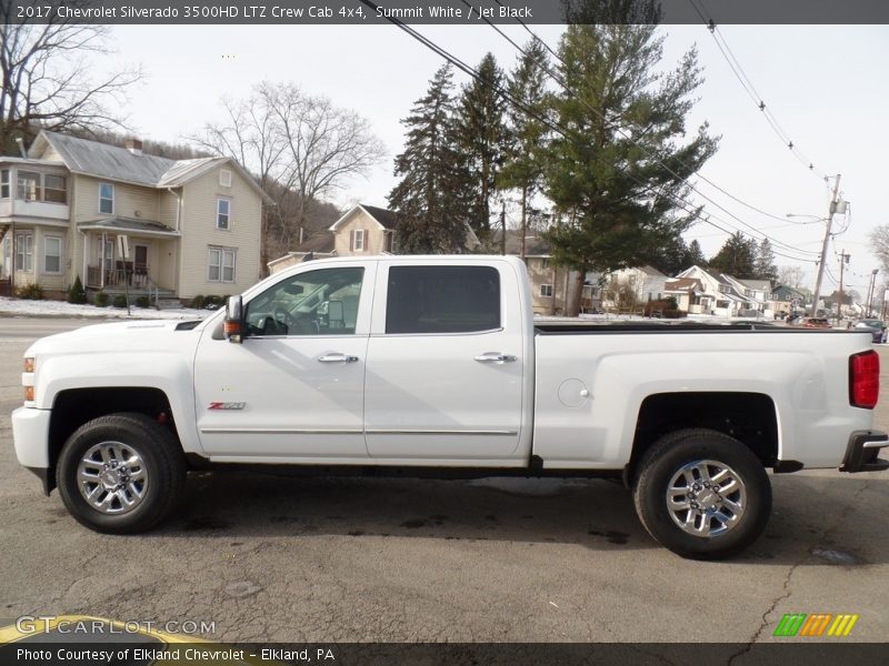Summit White / Jet Black 2017 Chevrolet Silverado 3500HD LTZ Crew Cab 4x4