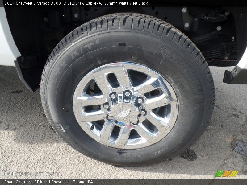 Summit White / Jet Black 2017 Chevrolet Silverado 3500HD LTZ Crew Cab 4x4