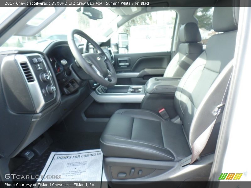 Summit White / Jet Black 2017 Chevrolet Silverado 3500HD LTZ Crew Cab 4x4