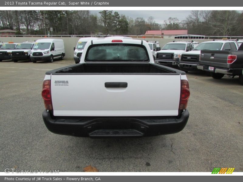 Super White / Graphite 2013 Toyota Tacoma Regular Cab