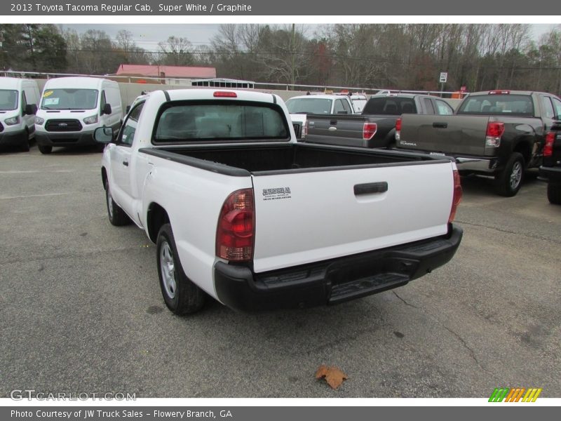 Super White / Graphite 2013 Toyota Tacoma Regular Cab
