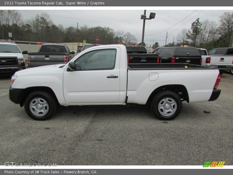 Super White / Graphite 2013 Toyota Tacoma Regular Cab