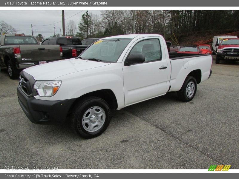 Super White / Graphite 2013 Toyota Tacoma Regular Cab