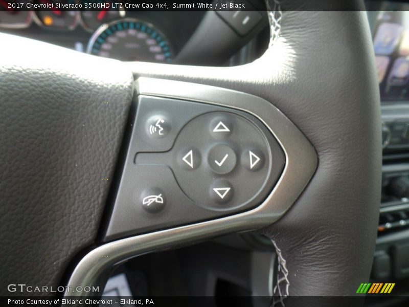 Summit White / Jet Black 2017 Chevrolet Silverado 3500HD LTZ Crew Cab 4x4