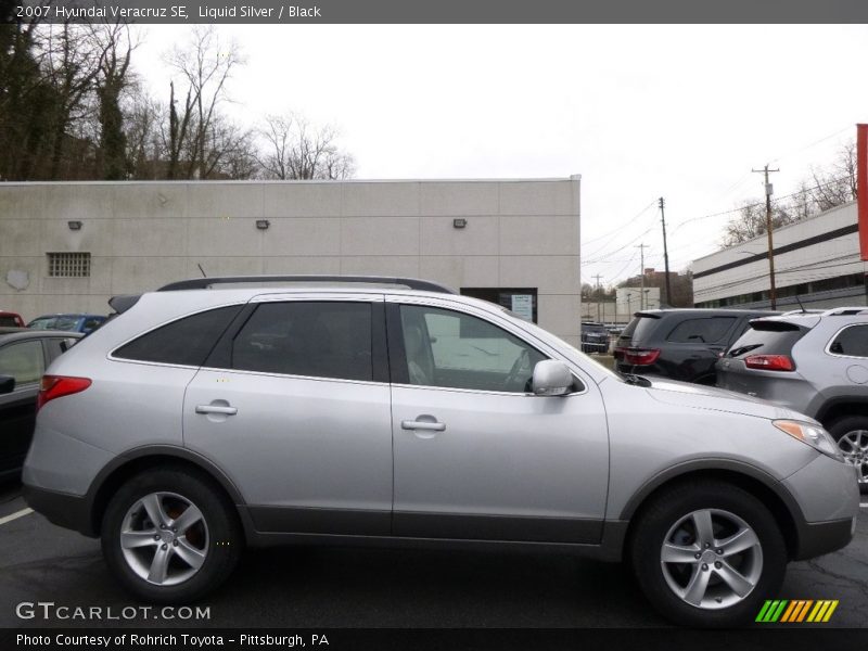 Liquid Silver / Black 2007 Hyundai Veracruz SE