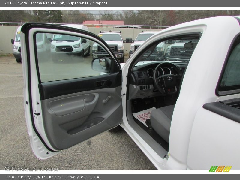 Super White / Graphite 2013 Toyota Tacoma Regular Cab