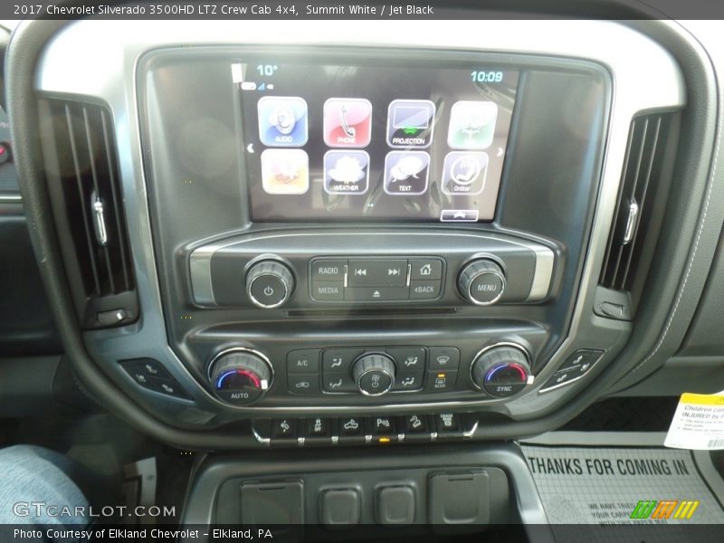 Summit White / Jet Black 2017 Chevrolet Silverado 3500HD LTZ Crew Cab 4x4