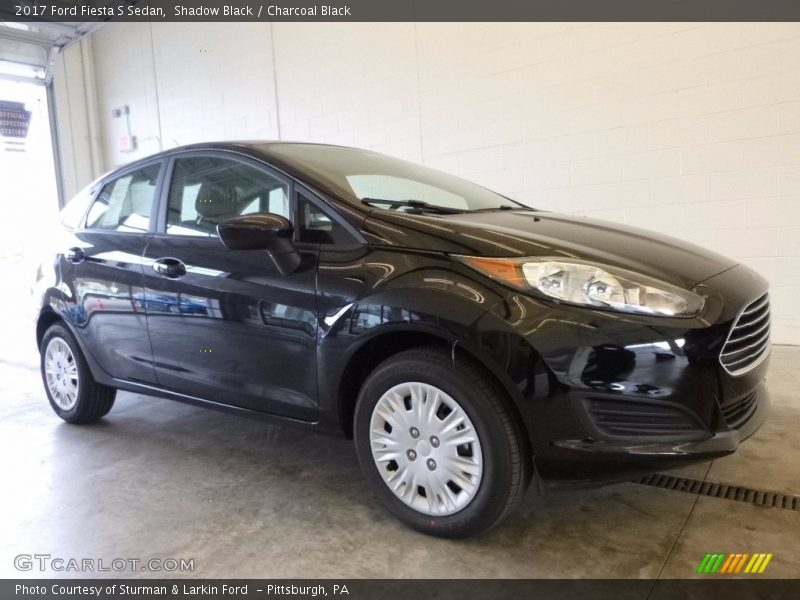 Shadow Black / Charcoal Black 2017 Ford Fiesta S Sedan
