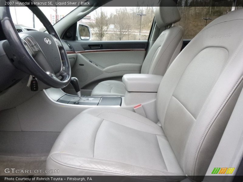 Liquid Silver / Black 2007 Hyundai Veracruz SE