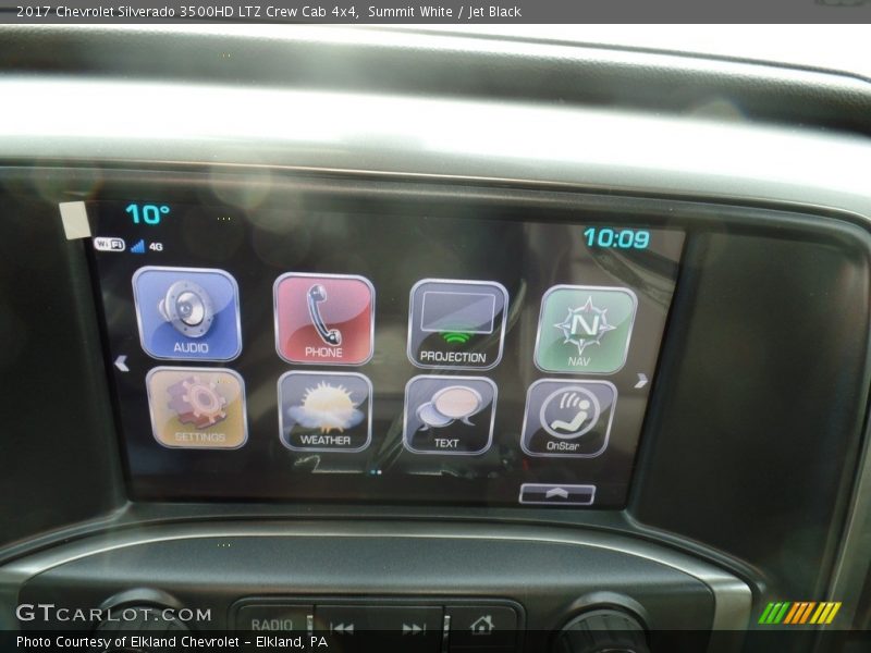 Summit White / Jet Black 2017 Chevrolet Silverado 3500HD LTZ Crew Cab 4x4