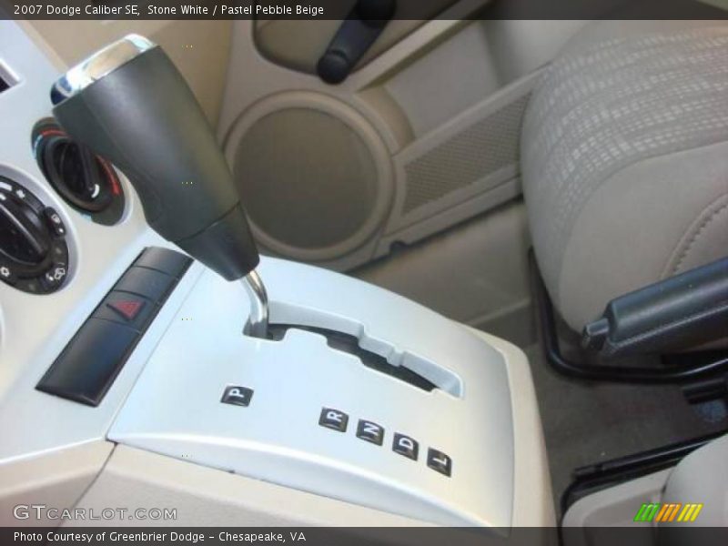 Stone White / Pastel Pebble Beige 2007 Dodge Caliber SE