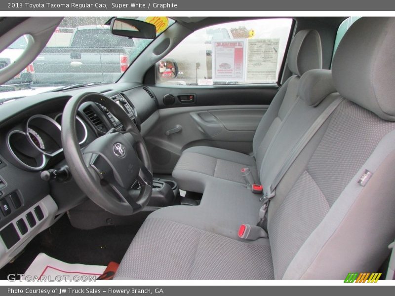 Super White / Graphite 2013 Toyota Tacoma Regular Cab