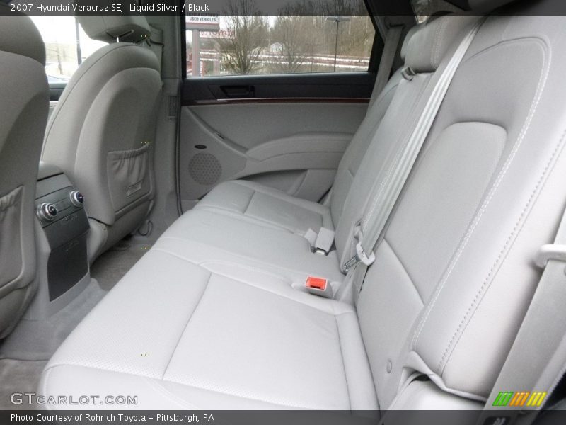 Liquid Silver / Black 2007 Hyundai Veracruz SE