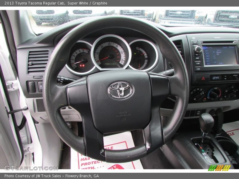 Super White / Graphite 2013 Toyota Tacoma Regular Cab