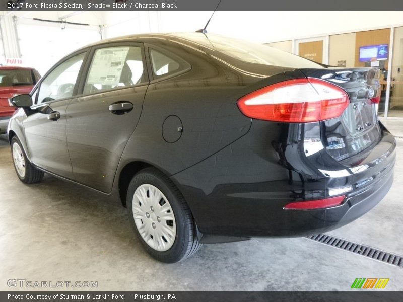 Shadow Black / Charcoal Black 2017 Ford Fiesta S Sedan