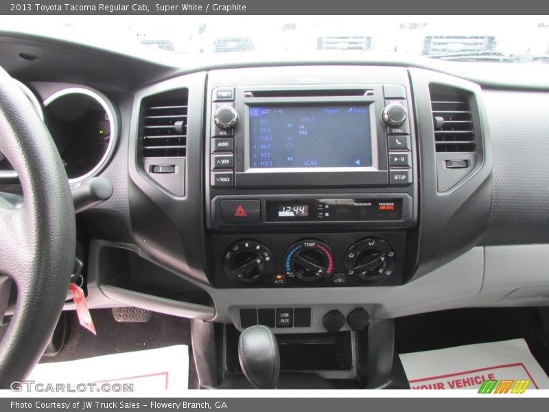 Super White / Graphite 2013 Toyota Tacoma Regular Cab