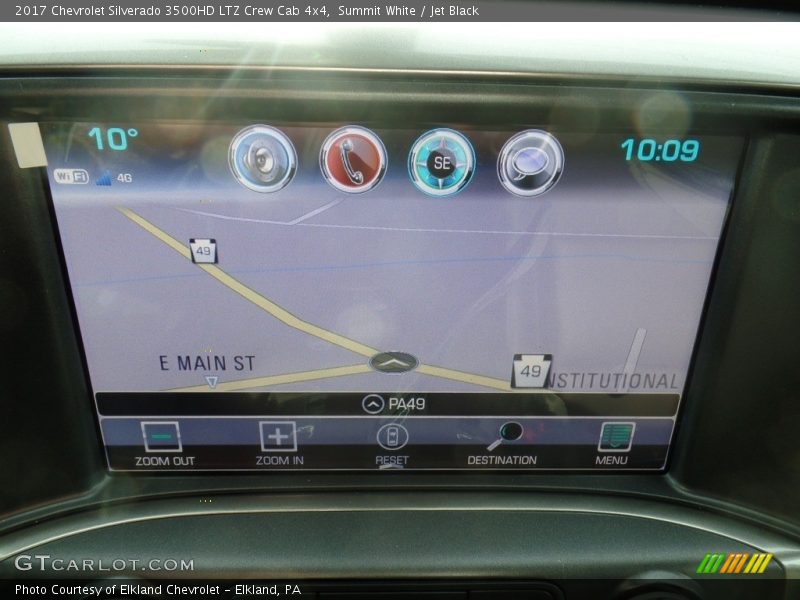 Summit White / Jet Black 2017 Chevrolet Silverado 3500HD LTZ Crew Cab 4x4