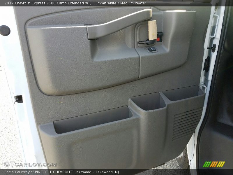 Summit White / Medium Pewter 2017 Chevrolet Express 2500 Cargo Extended WT
