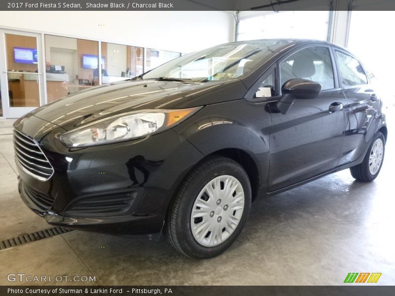 Shadow Black / Charcoal Black 2017 Ford Fiesta S Sedan
