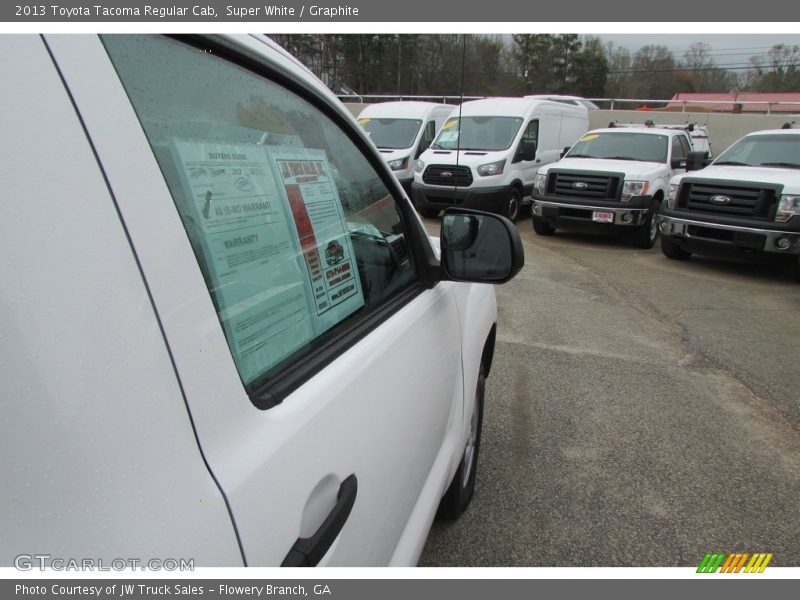 Super White / Graphite 2013 Toyota Tacoma Regular Cab