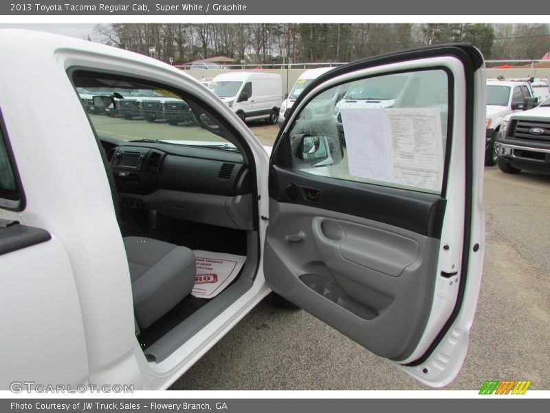 Super White / Graphite 2013 Toyota Tacoma Regular Cab