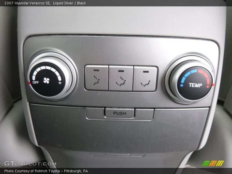 Liquid Silver / Black 2007 Hyundai Veracruz SE