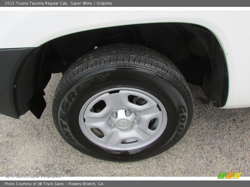 Super White / Graphite 2013 Toyota Tacoma Regular Cab