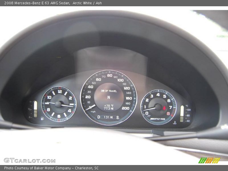 Arctic White / Ash 2008 Mercedes-Benz E 63 AMG Sedan