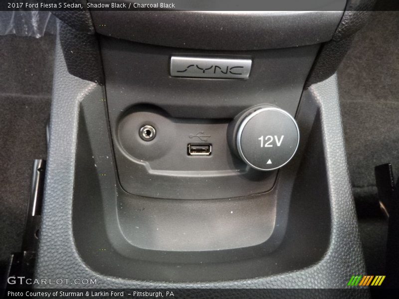 Shadow Black / Charcoal Black 2017 Ford Fiesta S Sedan