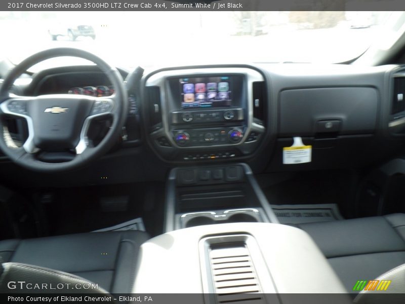 Summit White / Jet Black 2017 Chevrolet Silverado 3500HD LTZ Crew Cab 4x4