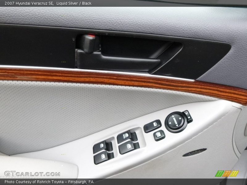 Liquid Silver / Black 2007 Hyundai Veracruz SE