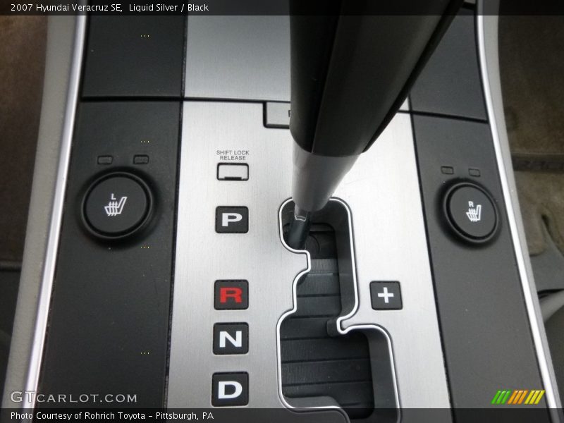 Liquid Silver / Black 2007 Hyundai Veracruz SE