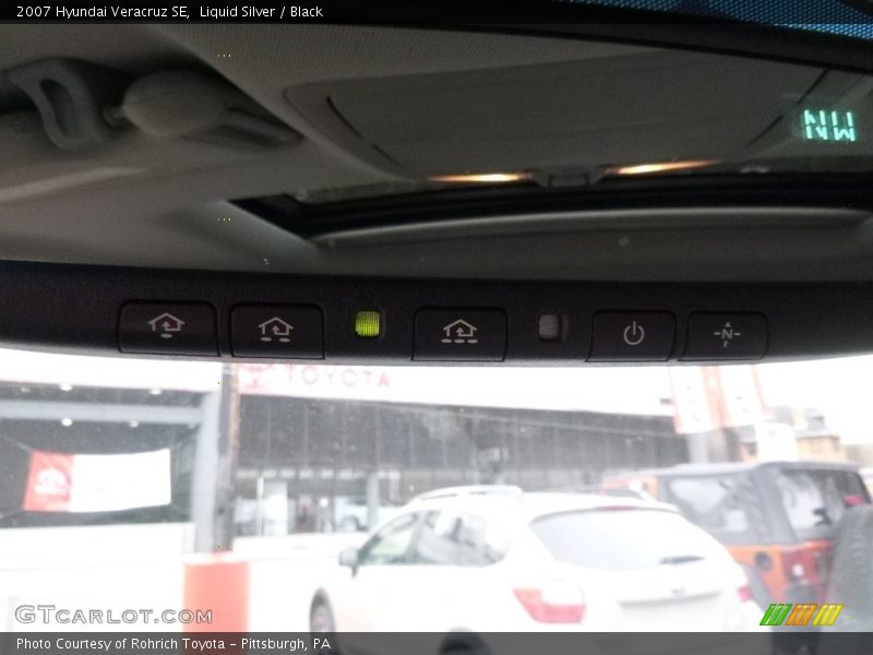 Liquid Silver / Black 2007 Hyundai Veracruz SE