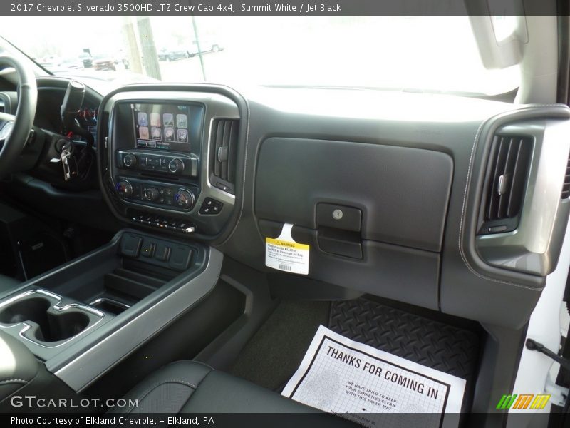 Summit White / Jet Black 2017 Chevrolet Silverado 3500HD LTZ Crew Cab 4x4