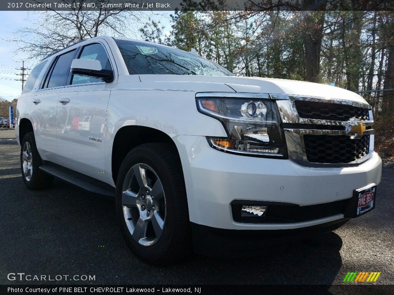 Summit White / Jet Black 2017 Chevrolet Tahoe LT 4WD