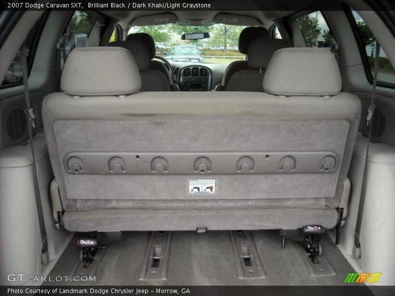 Brilliant Black / Dark Khaki/Light Graystone 2007 Dodge Caravan SXT