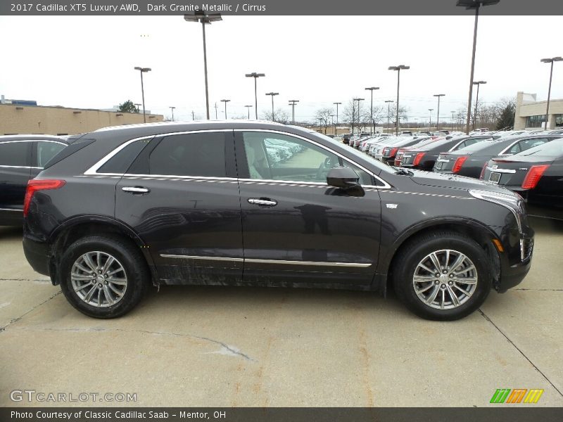 Dark Granite Metallic / Cirrus 2017 Cadillac XT5 Luxury AWD
