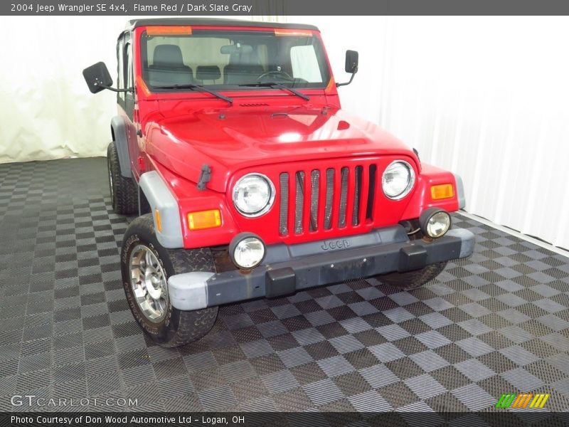 Flame Red / Dark Slate Gray 2004 Jeep Wrangler SE 4x4