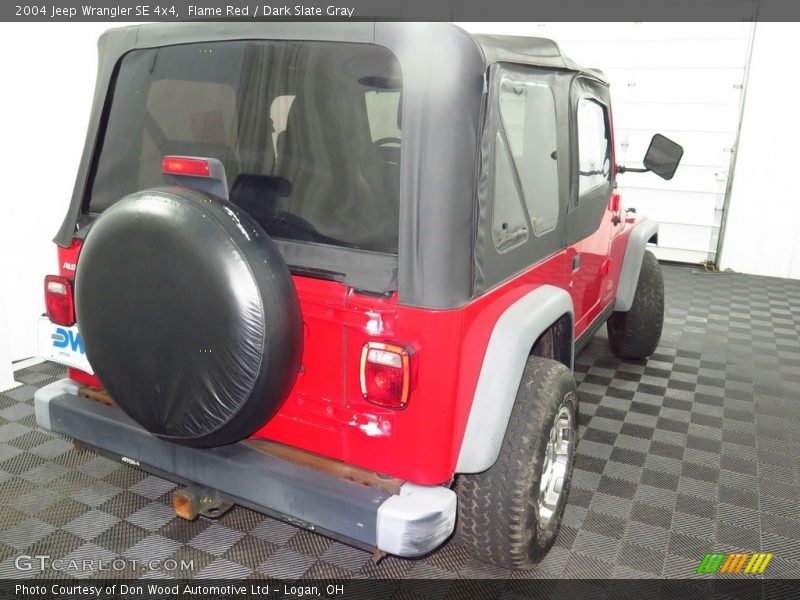 Flame Red / Dark Slate Gray 2004 Jeep Wrangler SE 4x4