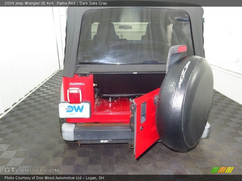 Flame Red / Dark Slate Gray 2004 Jeep Wrangler SE 4x4