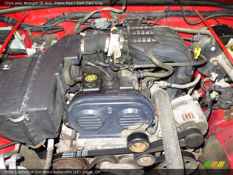 Flame Red / Dark Slate Gray 2004 Jeep Wrangler SE 4x4