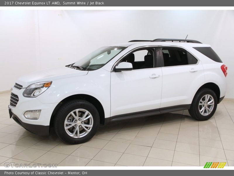 Summit White / Jet Black 2017 Chevrolet Equinox LT AWD