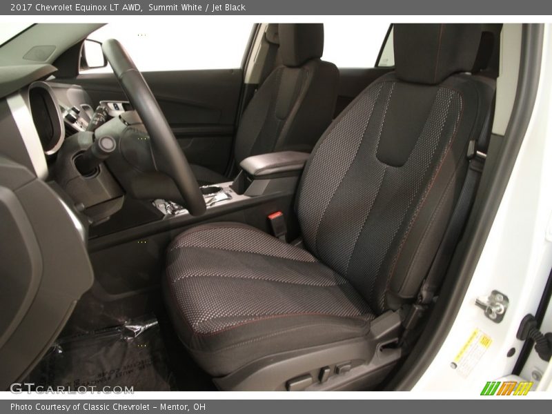 Summit White / Jet Black 2017 Chevrolet Equinox LT AWD