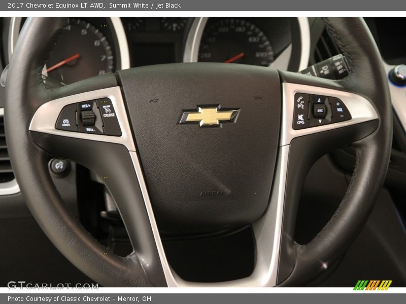 Summit White / Jet Black 2017 Chevrolet Equinox LT AWD