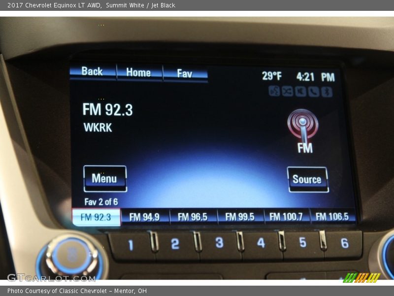Summit White / Jet Black 2017 Chevrolet Equinox LT AWD